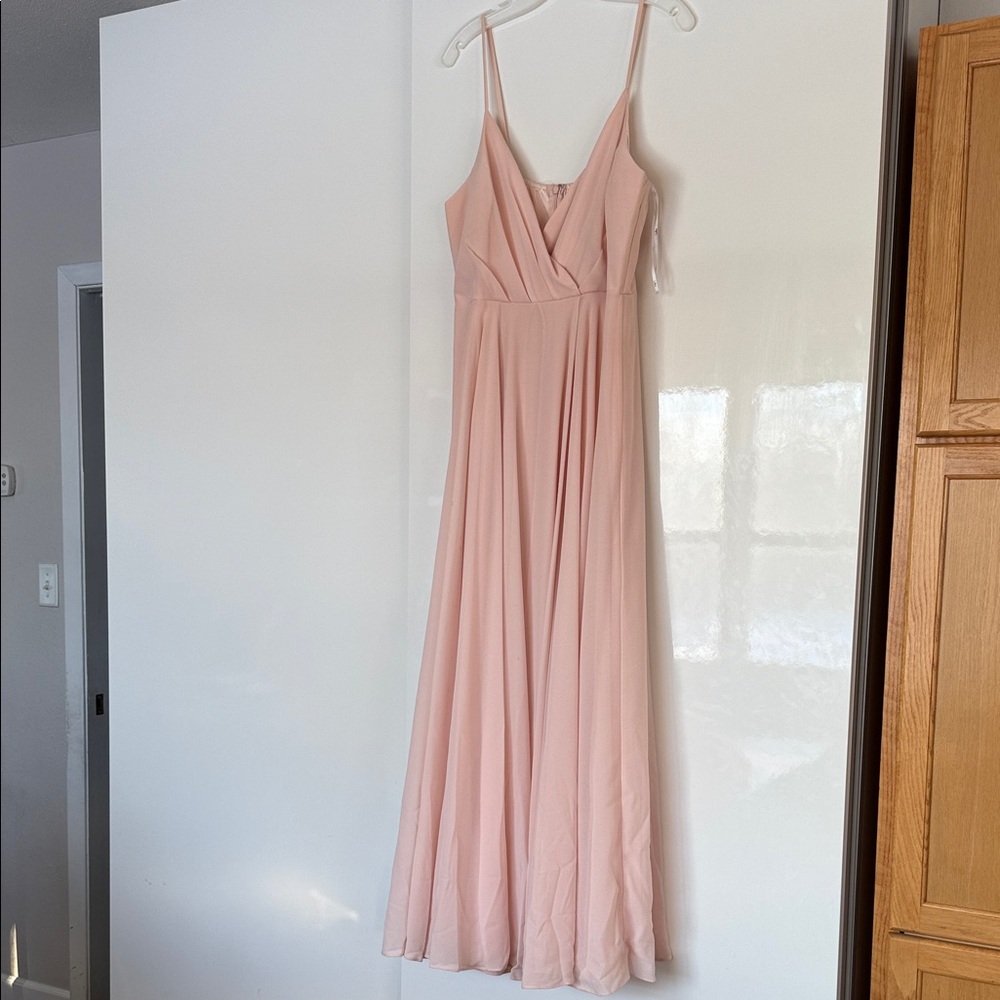 Lulu's Blush Pink Maxi Dress